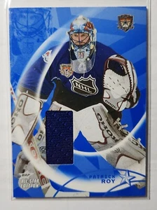 2002-03 BAP ALL-STAR EDITION GAME-USED JERSEY BLUE PARALLEL PATRICK ROY #AS-77 - Picture 1 of 2