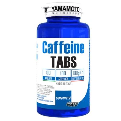 YAMAMOTO NUTRITION Caffeine Tabs 100 tavolette. Vitamina B1 e Caffeina.