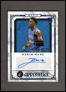 Panini Chronicles Excalibur Apprentice 2020-21 automático azul #APR-KMN Karim Mane/99 - Imagen 1 de 2