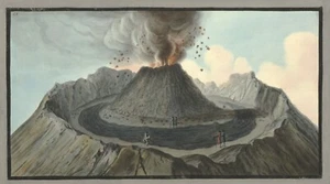 William Hamilton : "Crater of Mt. Vesuvius, Before 1767" (1776) — Fine Art Print - Picture 1 of 7