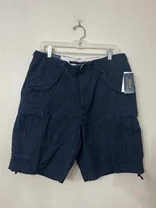Polo Ralph Lauren Mens Navy Utility Surplus Chino Cargo Classic shorts more size - Picture 1 of 8