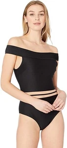 Body Glove Womens 168458 Vice Off The Shoulder One Piece Swimsuit Size L - Picture 1 of 4