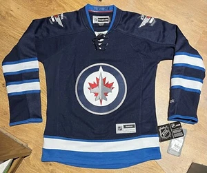 BRAND NEW WITH TAGS WINNIPEG JETS NHL HOCKEY WOMENS REEBOK JERSEY - EXTRA SMALL - Picture 1 of 7