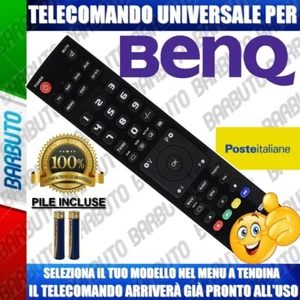 TELECOMANDO UNIVERSALE *BENQ* CLICCA SUL TUO MODELLO E LO RICEVERAI GIA PRONTO - Foto 1 di 1