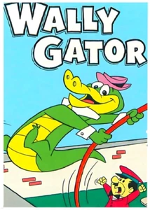 WALLY GATOR * Custom ACEO * Fun Novelty * CARTOON SERIES * Art Card * ATC - Picture 1 of 1