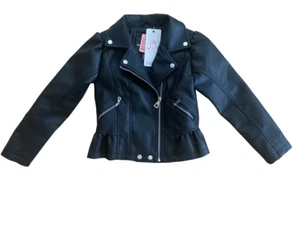 NWT Urban Republic Black  Moto Jacket  Girls size 5/6 - Picture 1 of 3