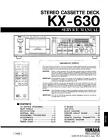 Service Manuel D'instructions Pour Yamaha Kx-630