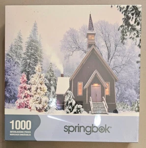 Vintage 2004 Springbock Land Weihnachten 1000 Stück Puzzle NEU versiegelte Verpackung - Bild 1 von 9