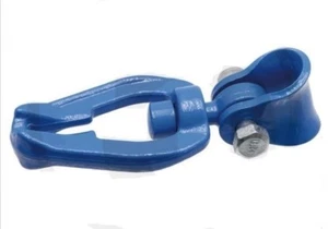 Seilgleitbügel drehbar G10 Einhängeöse 7+8 mm Forstkette Seilwinde bis 16mm Seil - Bild 1 von 3
