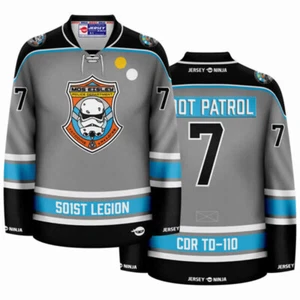 Camiseta deportiva de hockey Mos Eisley 7 de patrulla a pie del departamento de policía - Imagen 1 de 16
