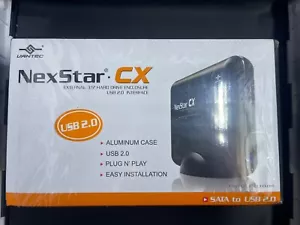 NEW Vantec NexStar CX USB 2.0 External 35” Hard Drive Enclosure USB 2.0 Inter - Picture 1 of 3