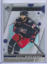 Kirill Marchenko 2022-23 SP Authentic Future Watch Acetate Clear Cut Blue Jacket