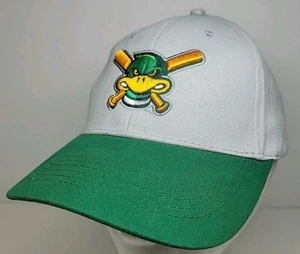 Madison Mallards Grey Hat Cap Northwoods League MILB BWM Global strapback - Picture 1 of 9