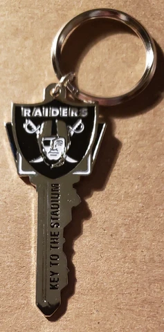 LAS VEGAS RAIDERS "Key to the Stadium" Key Ring Cover
