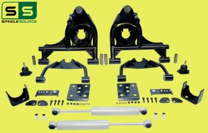 4"/6" Drop Control Arm Kit + Shocks Fits 99-06 Chevy Silverado/GMC Sierra 1500 - Picture 1 of 1
