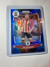 2021-22 Panini Prizm E.P.L Jan Bednarek Blue Prizm 105/340 #107 Southampton