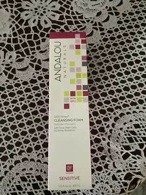 Andalou Naturals 1000 Rosas Espuma Limpiadora 5.5oz Células Madre Rosas Sensibles Vegano Foto 1 de 2