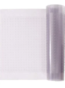 Resilia - Clear Vinyl Plastic Floor Runner/Protector Prism pattern - 27" x 25 ft - Picture 1 of 8