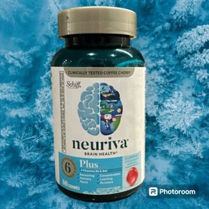 NEURIVA Brain Health Plus - 50 Strawberry Gummies. Schiff - Picture 1 of 9