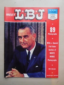 Meet LBJ Magazine 1964 President Lyndon Baines Johnson - Picture 1 of 6