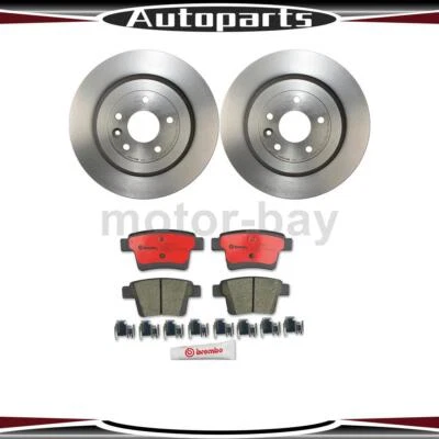 Pastilhas de freio traseiras e rotores Brembo para Mercury Montego 2005 2006 2007 - Imagem 1 de 4