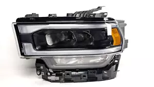 MINT! 2019-2024 Ram 2500 3500 Left Headlight LED BLACK BEZEL OEM - Picture 1 of 19