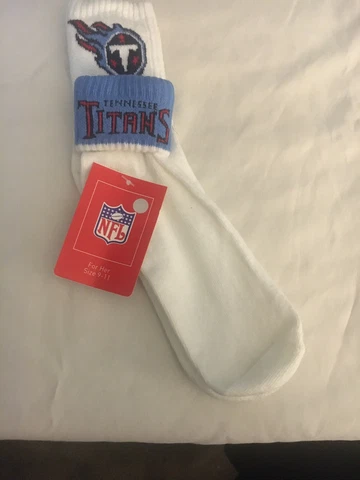 TENNESSEE TITANS WOMENS FLIP SOCK 2 LOOKS. STYLE HEAD TO TOES,NFL LICENSED NWT Cover