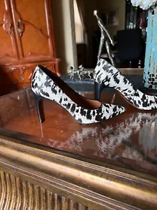Derek Lam comfortable, elegant Calf hair high heels shoes size 7.5 gorgeous - Picture 1 of 3
