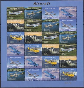 NEW ZEALAND 2001 Aircraft, Limited Edition Miniature Sheet MNH - Picture 1 of 1