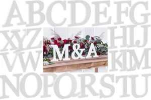 Holz Buchstabe weiß 20 cm - Auswahl - Bild 1 von 23