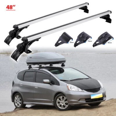 Portaequipajes de techo transversal de carga para Honda Fit DX EX L SE Sport Hatchback 48 Foto 1 de 4