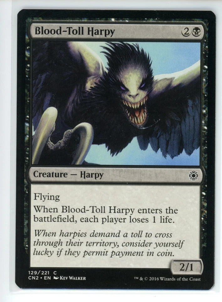 BLOOD-TOLL HARPY Take the Crown #129 CN2(NM)(MTG) - Image 1 of 1