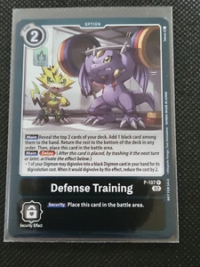 Defense Training - P-107 - Promo - Foil - Blast Ace Box Topper - Picture 1 of 1