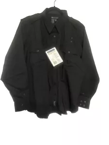 New 5.11 Tactical Womens 3XL Black Uniform Button Up Shirt Wool Blend 32049 - Picture 1 of 13