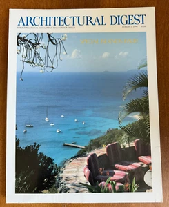 Architectural Digest August 1990 Islands Costa Smeralda Patmos Nantucket Hydra - Imagen 1 de 2