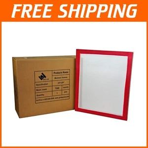 20 x 24 Zoll wiederverwendbare vorgespannte Siebdruckrahmen - hohe Spannung 160 Mesh - Bild 1 von 6