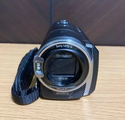 Sony HDR-PJ590V HD Handycam Black Projector Function Excellent+3 Japan Model - Image 1 of 4