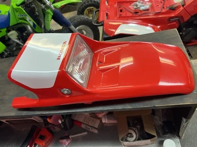 OEM 1988 HONDA FOURTRAX TRX250R FRONT UPPER NOSE FAIRING COWL FENDER HOOD ASSY  - Image 1 of 4