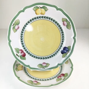 Juego de 2 platos de cena de campo Villeroy & Boch de jardín francés Fleurence de 10,5" - Imagen 1 de 8