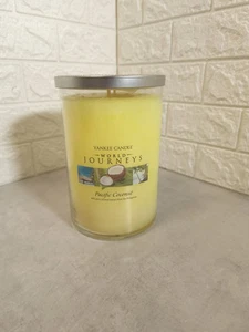 Yankee Candle World Journeys Pacific Coconut Double Wick Rare 65-90 Hrs - Bild 1 von 5