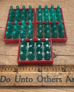 5 botellas de Coca Cola verde vintage BUDDY L cajas de entrega estuches refrescos - Imagen 1 de 2