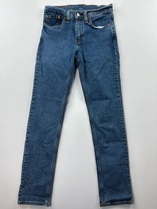 Levi's 511 Herrenjeans 28 x 32 blau schmale Passform gerade Arbeitskleidung Skater Denim gebraucht, in einwandfreiem Zustand - Bild 1 von 8