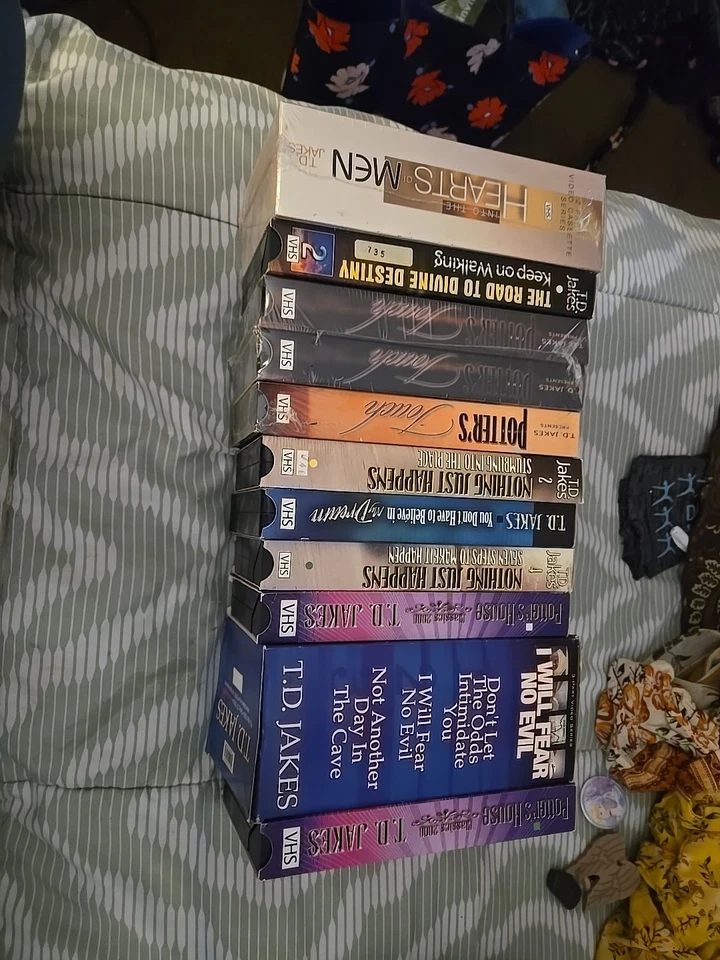 TD Jakes 13 VHS Tapes T.D. Jake's Multiple VHS Tapes - Image 1 of 3
