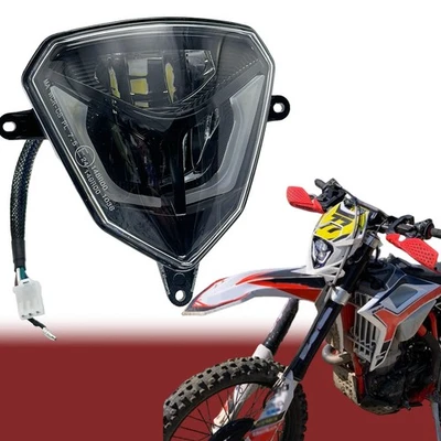 Faro LED DRL haz alto bajo Plug and Play E24 para moto de cross BETA 2020-24 Foto 1 de 4