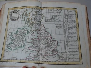 carte issue Petit atlas moderne Lattré 1783 : royaumes d'angleterre, d'ecosse - Picture 1 of 1
