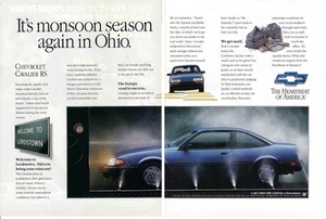 1993 Chevrolet Cavalier RS Monsoon Season in Ohio America Vtg Print Ad/Poster - Picture 1 of 1