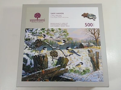 Rompecabezas de madera Wentworth, 500 piezas, Safe Haven de Terry Doughty, excelente Foto 1 de 4