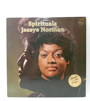Jessye Norman – Spirituals – 1979 Vinyl LP – Philips 9500-561 – Classical Vocal - Image 1 of 3