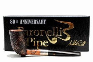 Nuevo brezo 80 aniversario pipa PARONELLI hecho a mano chorro de arena limitado - Imagen 1 de 8