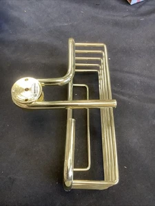 Bertocci Soap Basket. Gold Flash Brass. 7001-GFB W14 - Picture 1 of 6